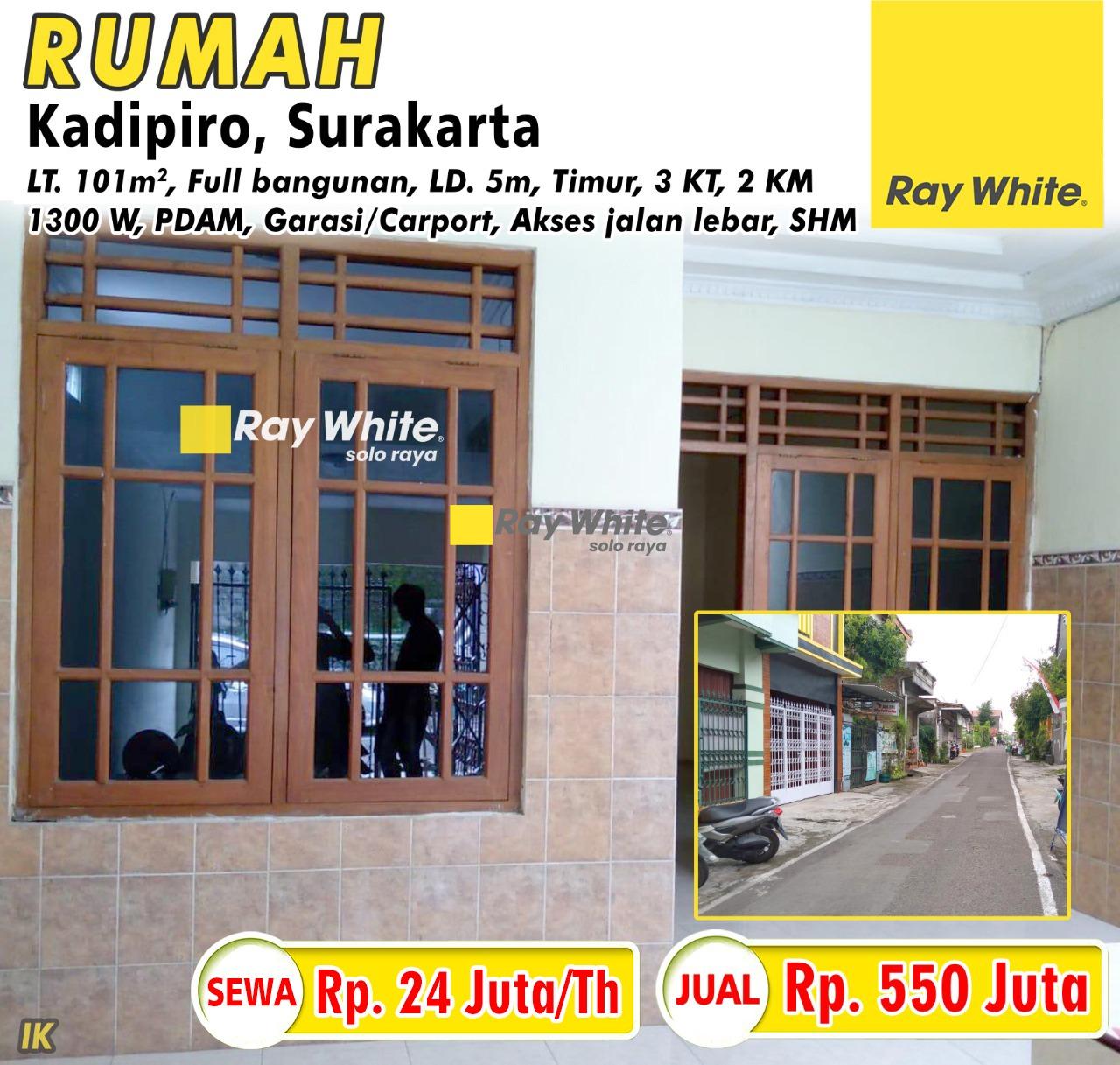 Dijual Rumah Siap Huni, Lokasi Kadipiro