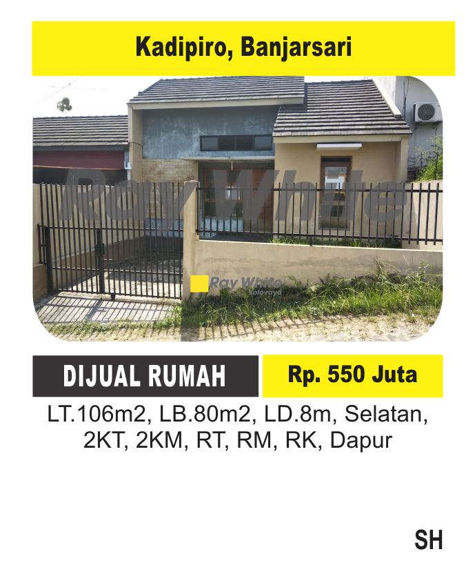 Dijual Rumah Kadipiro, Banjarsari