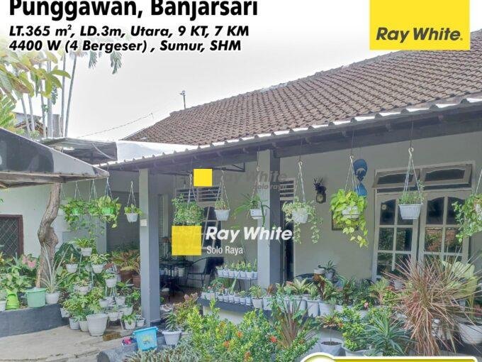 Dijual Rumah Punggawan, Banjarsari