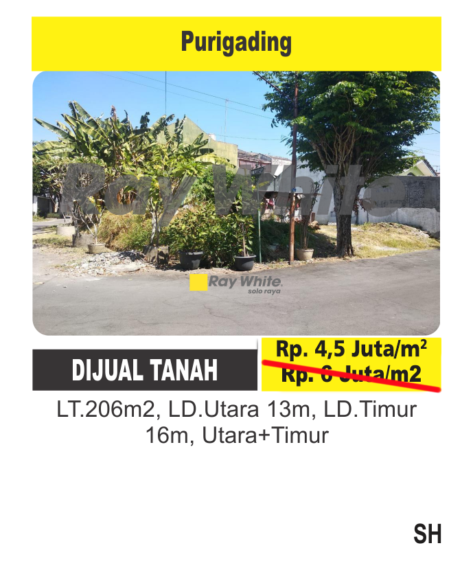 Dijual Tanah Purigading