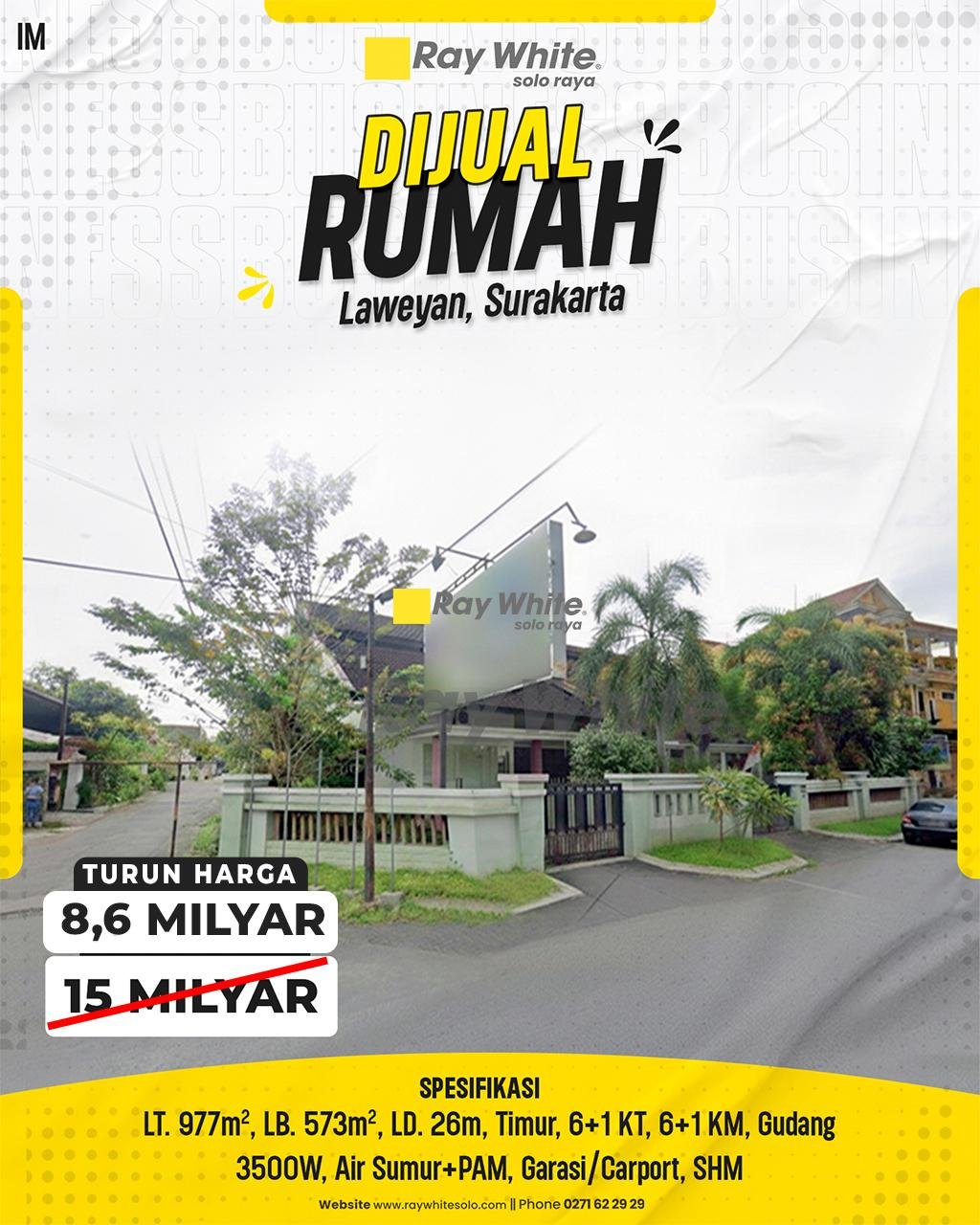 Dijual Rumah Laweyan, Surakarta