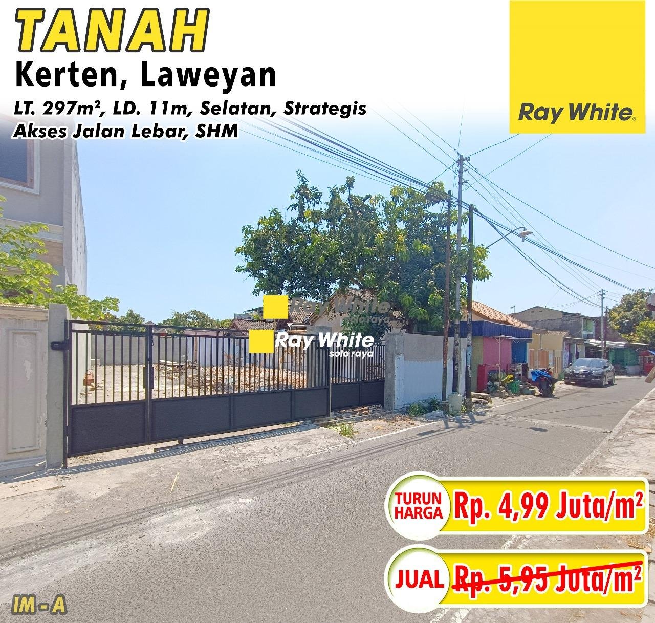 Dijual Tanah Kerten, Laweyan