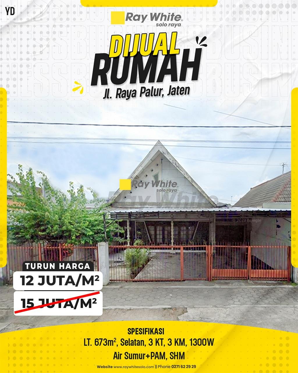 Dijual Rumah Jl. Raya Palur, Jaten