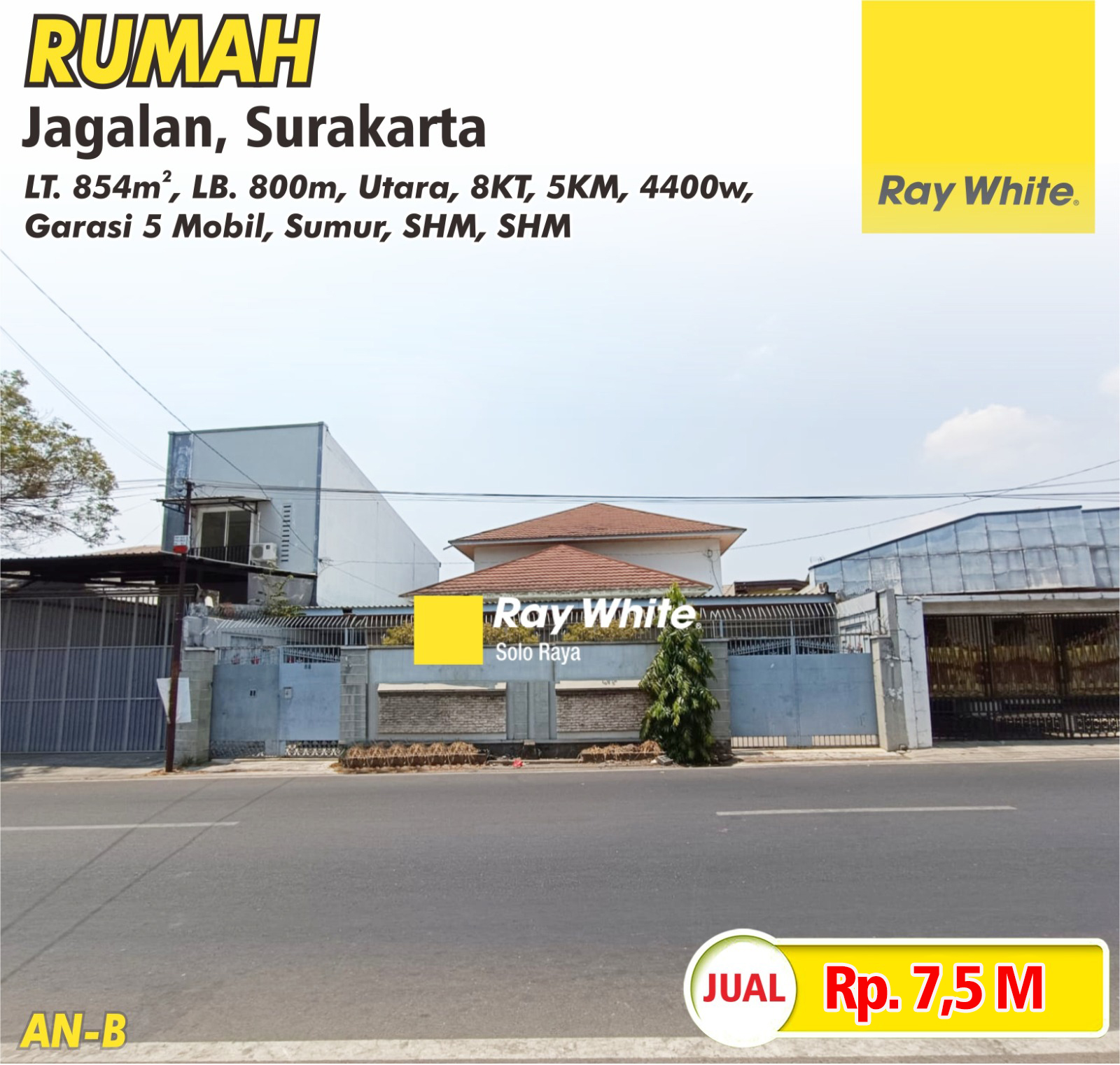 Dijual Rumah Jagalan, Jebres, Solo