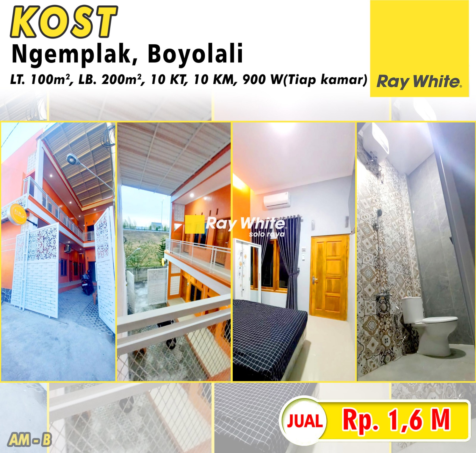 Dijual Kost Aktif di Ngemplak, Boyolali
