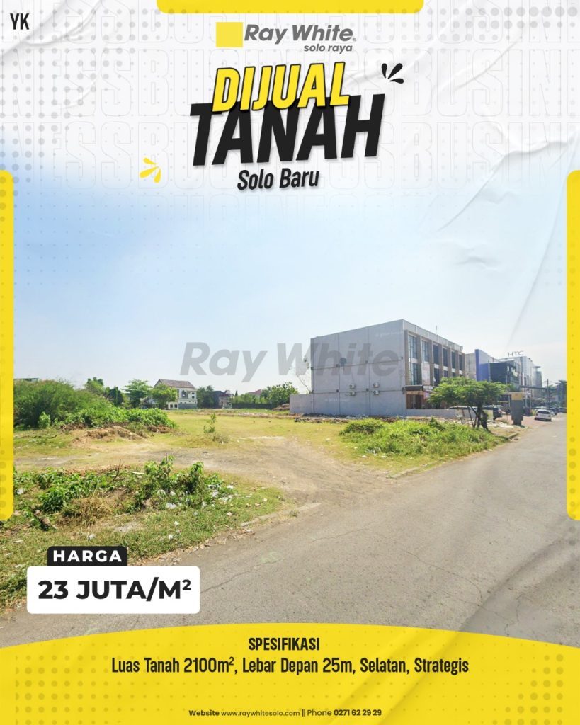 Dijual Tanah di Solo Baru