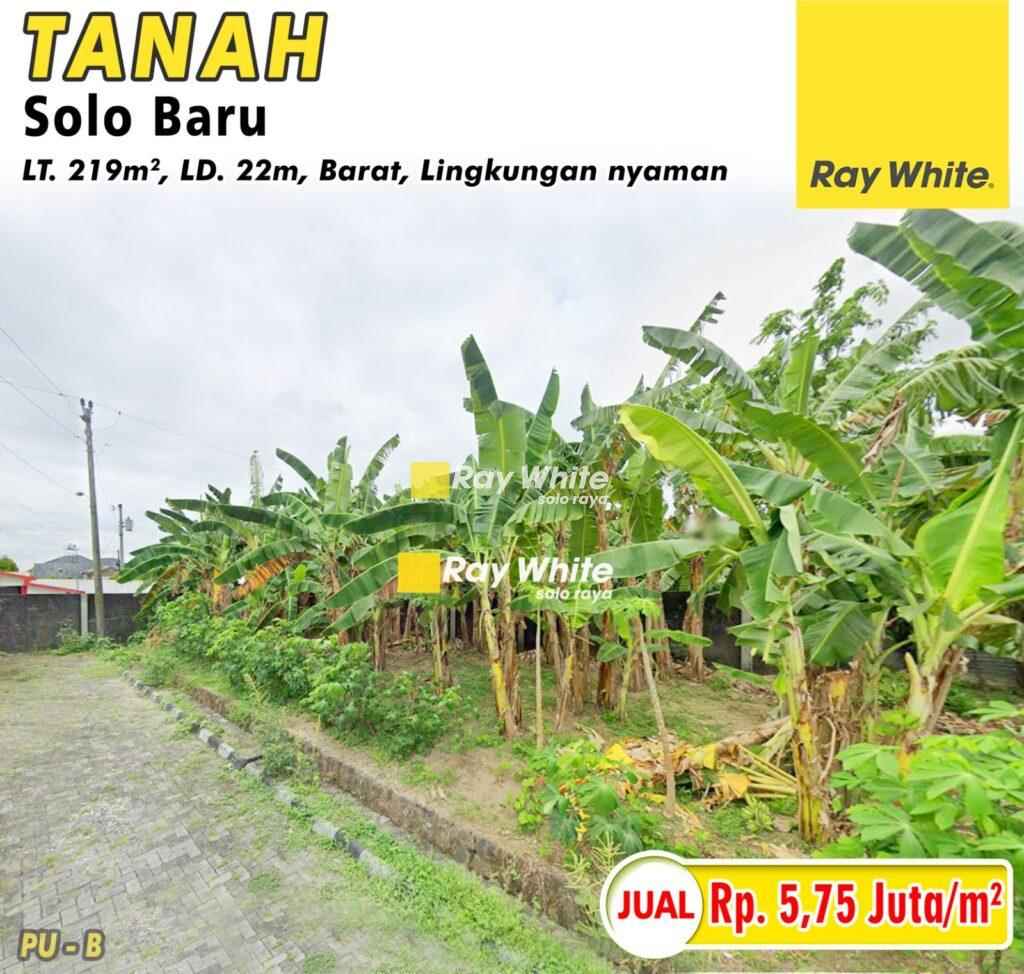 Dijual Tanah di Solo Baru