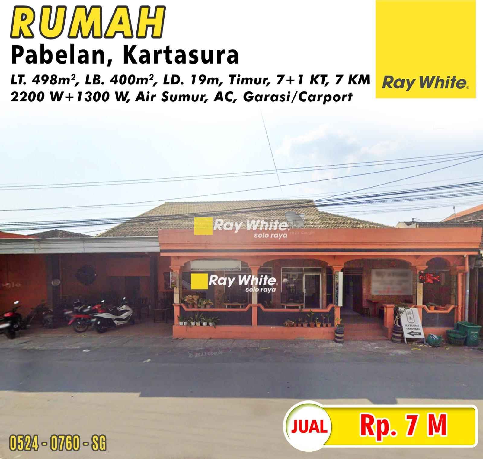 Dijual Rumah bisa untuk Usaha di Pabelan, Kartasura