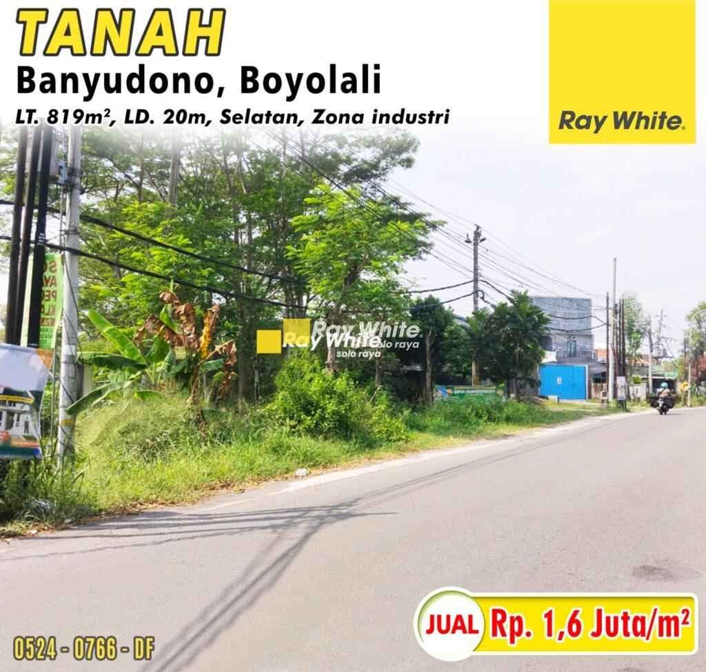 Dijual Tanah di Banyudono Boyolali, Zona Industri Siap Bangun