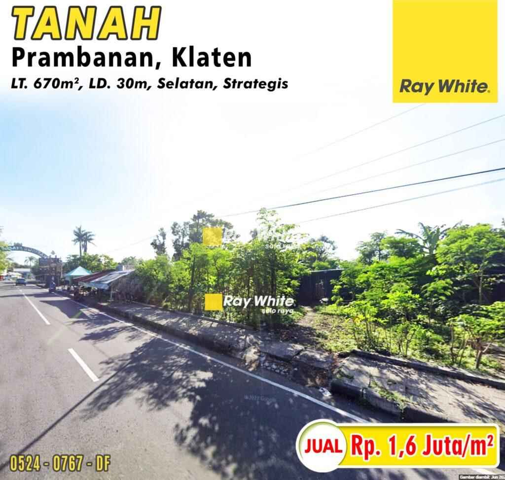 Dijual Tanah Strategis di Prambanan, Klaten