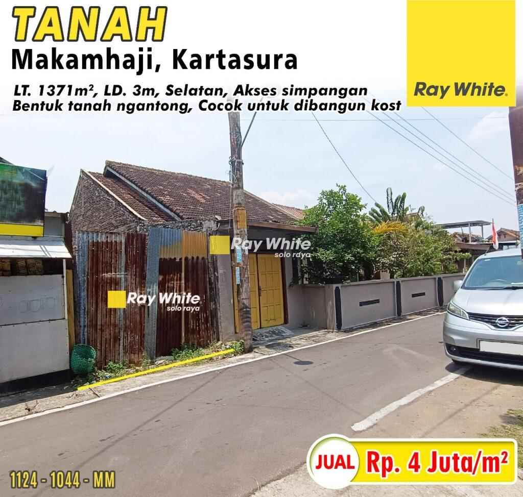 Dijual Tanah Cocok dibangun Kost di Makamhaji, Kartasura