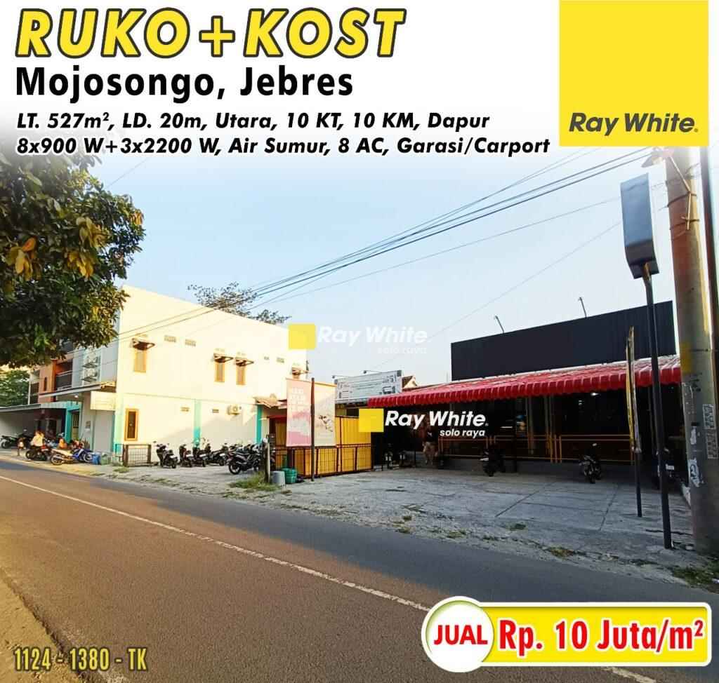 Dijual Ruko + Kost Strategis di Mojosongo, Solo