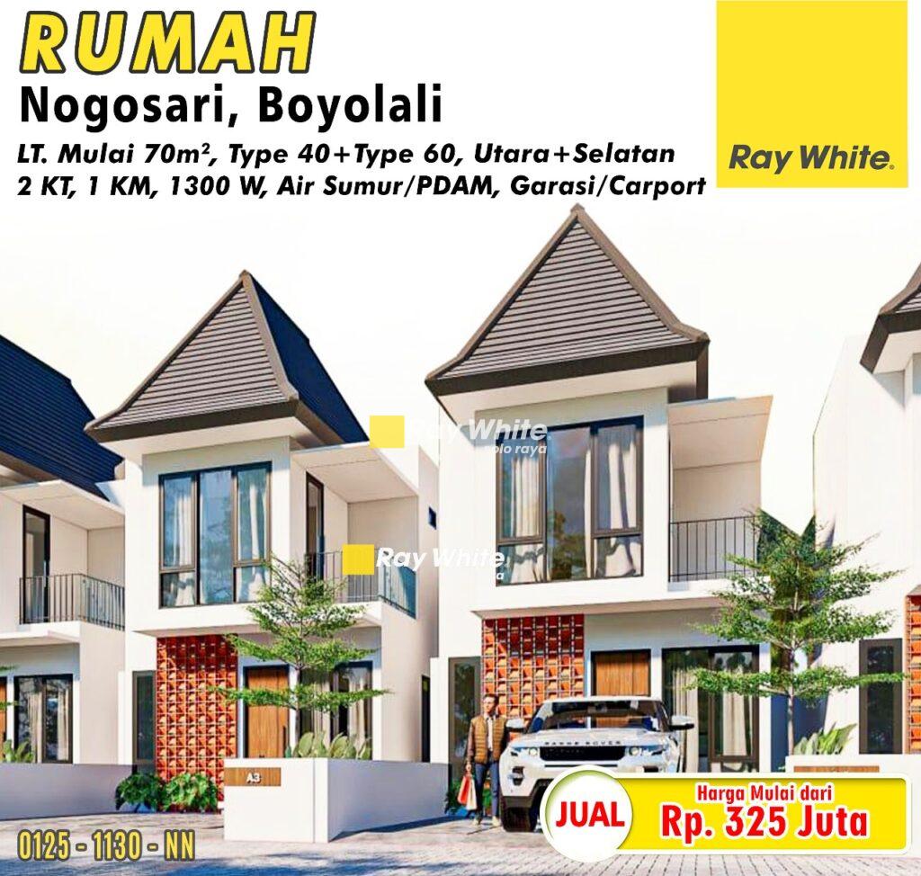 Dijual Rumah di Perumahan Baru Dekat Bandara Solo di Nogosari, Boyolali