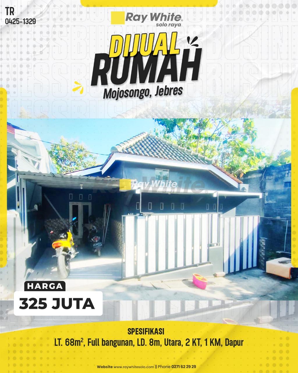 Dijual Rumah Murah Minimalis di Perumahan Mojosongo, Solo