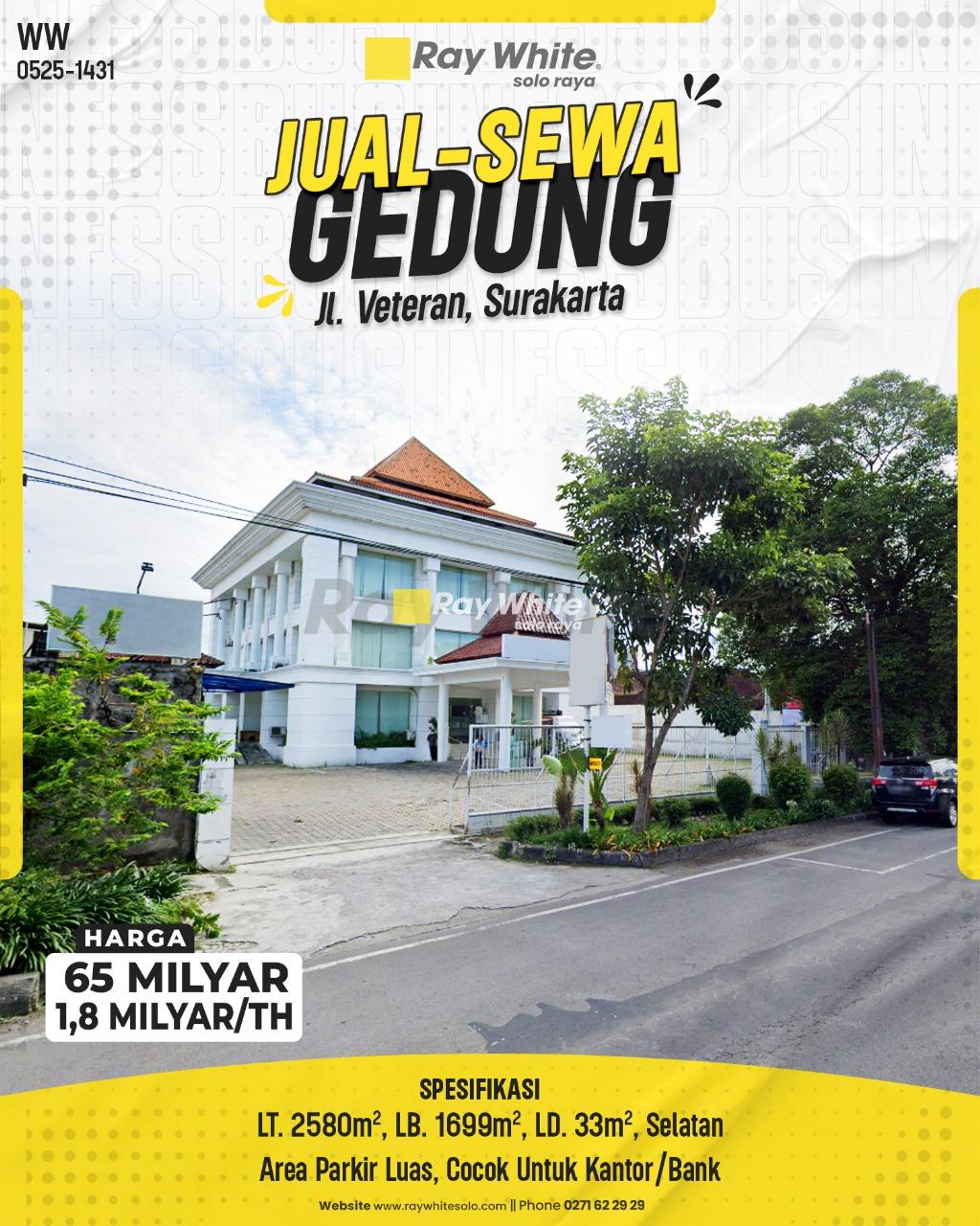 Gedung Komersial Jl. Veteran Gajahan Surakarta