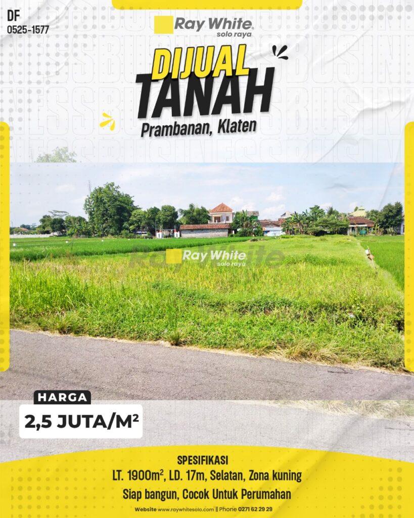 Tanah Strategis di Tlogo, Prambanan Klaten