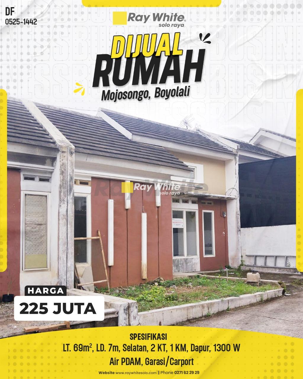 Dijual Rumah Minimalis di Perumahan Mojosongo, Boyolali