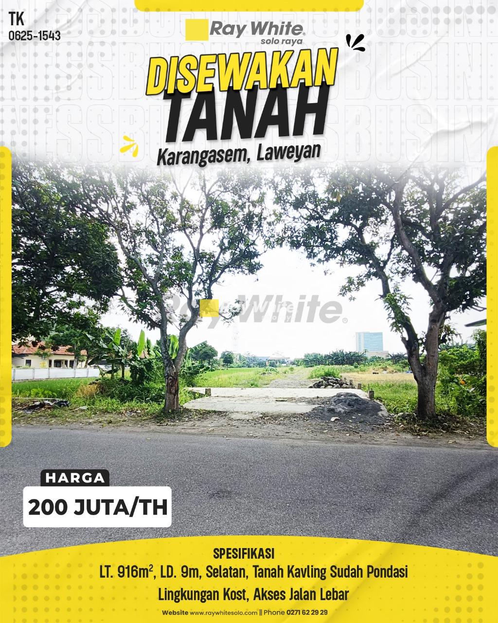 Tanah Kavling Sudah Pondasi di Lingkungan Kos-kosan, Karangasem, Laweyan Solo