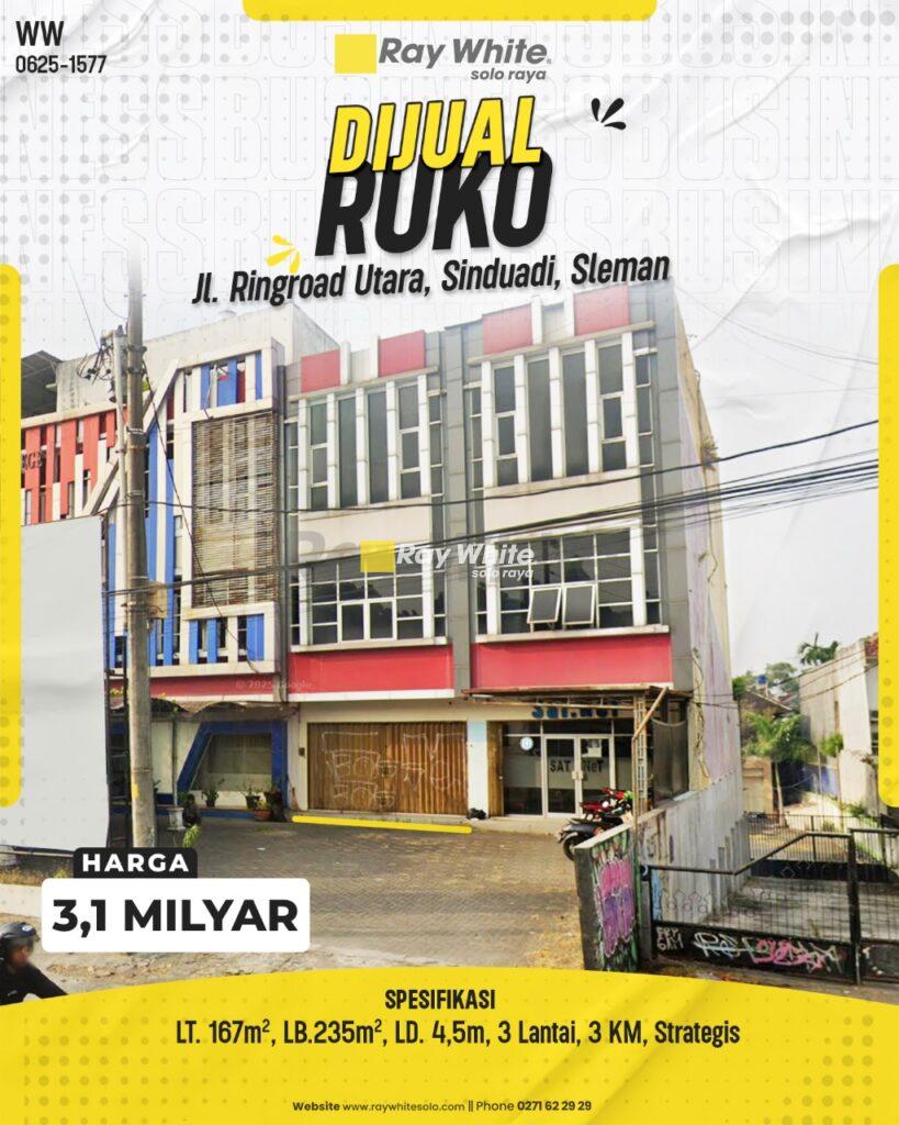 Dijual Ruko Di Ruko Galaxy Jl. Ringroad Utara Sinduadi, Sleman
