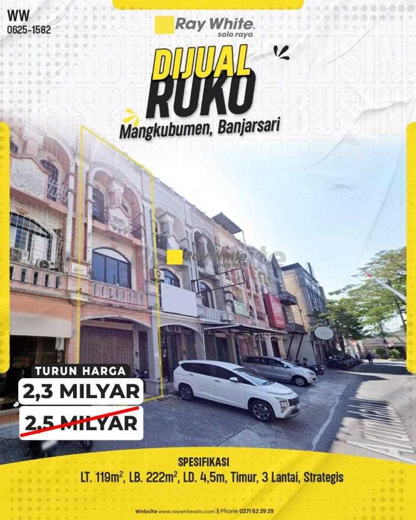 Ruko Paragon Ruko Yosodipuro, Mangkubumen, Banjarsari, Solo