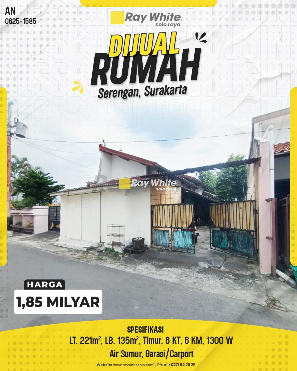 Dijual Rumah Kost Strategis di Serengan, Surakarta