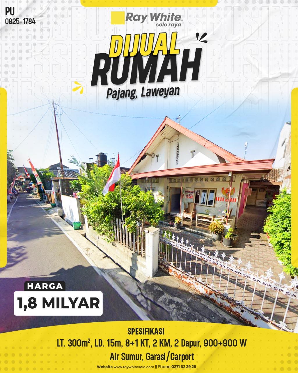 Investasi Rumah Kost 8 Kamar di Pajang, Dekat Kampus UMS Solo