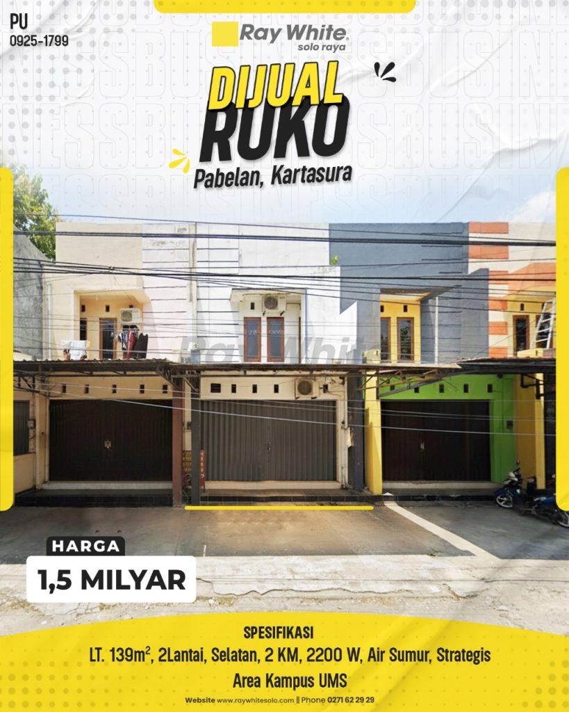 Ruko 2 Lantai di Pusat Kampus UMS, Pabelan, Kartasura