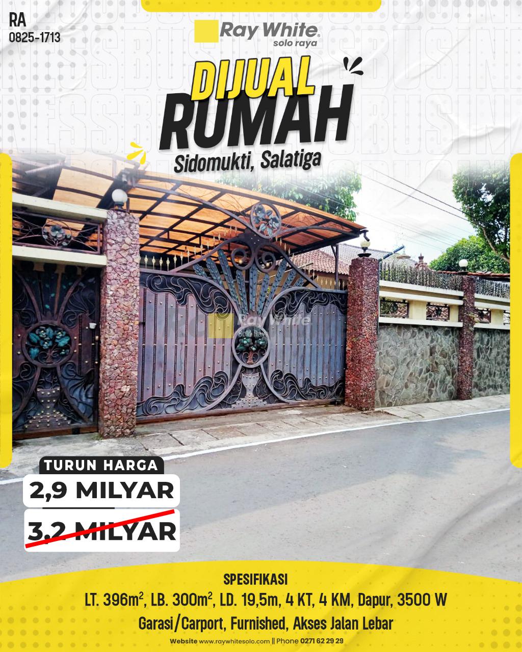 Rumah Klasik Mewah di Sidomukti Full Perabot, Pusat Kota Sidomukti, Salatiga