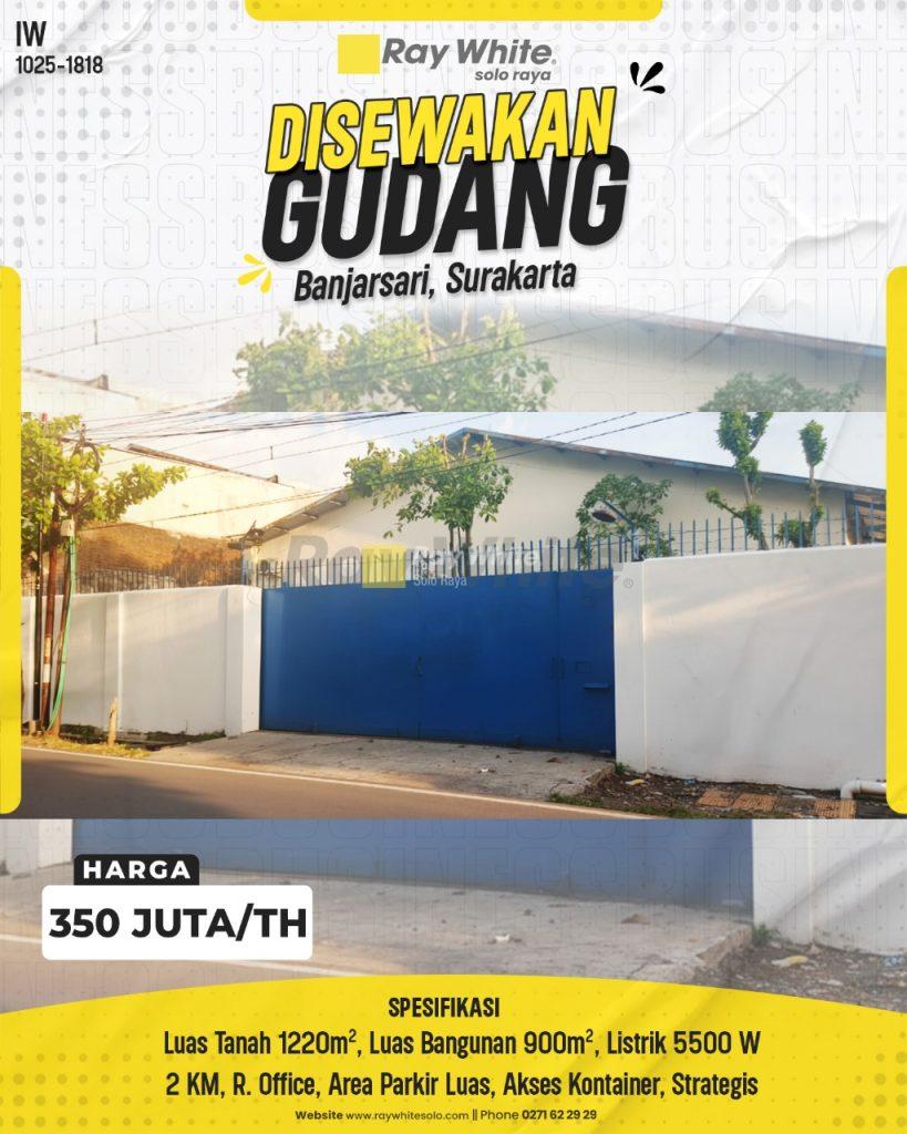 Gudang Langka di Pusat Kota Solo (Banjarsari), Akses Kontainer