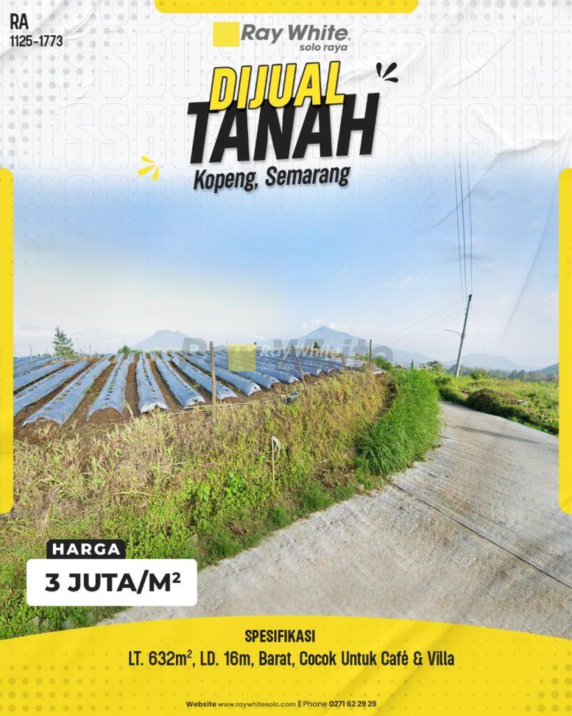 Tanah Kavling View Indah di Cunthel, Kopeng (Cocok Untuk Villa atau Café)