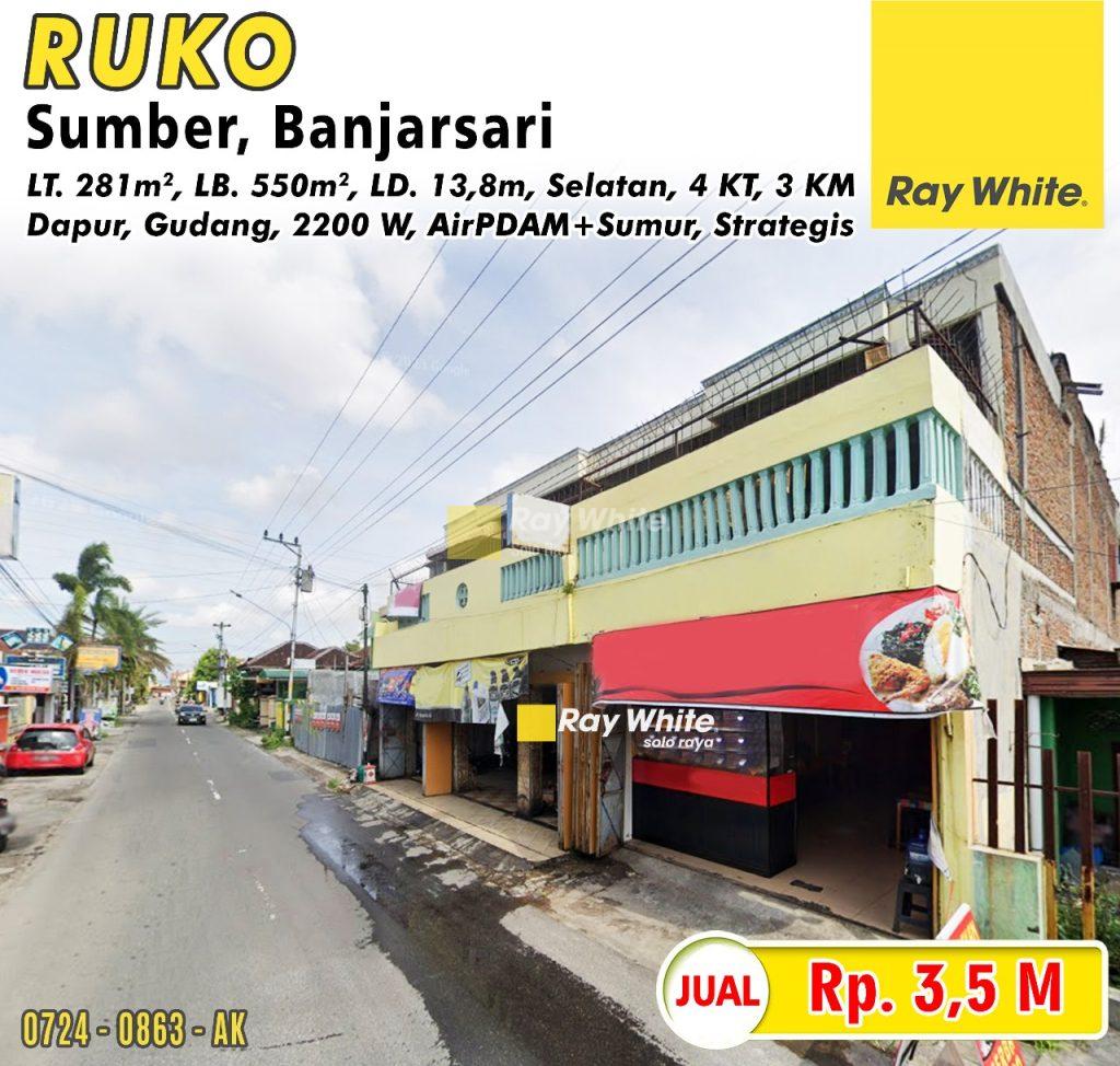 Dijual Ruko 2 Lantai Strategis Cocok Untuk Usaha di Sumber Banjarsari