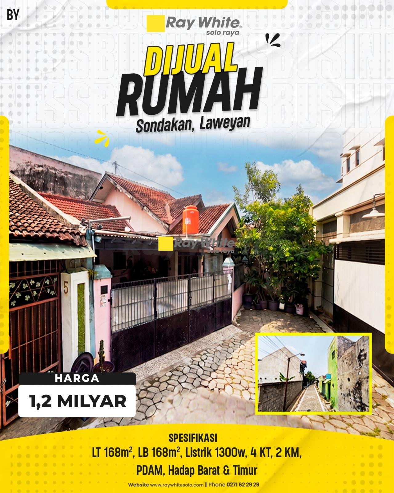 Dijual Rumah 2 Lantai Strategis di Mutihan Sondakan Solo Kota