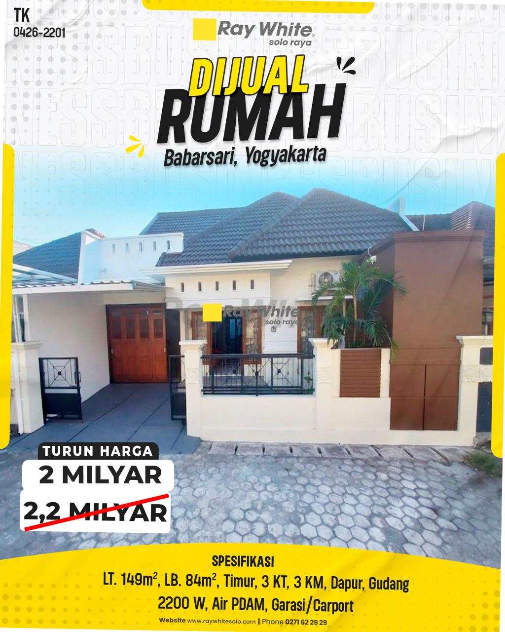 Rumah Cantik Strategis di Babarsari Yogyakarta, Hunian Elit di Pusat Pendidikan & Lifestyle Sleman