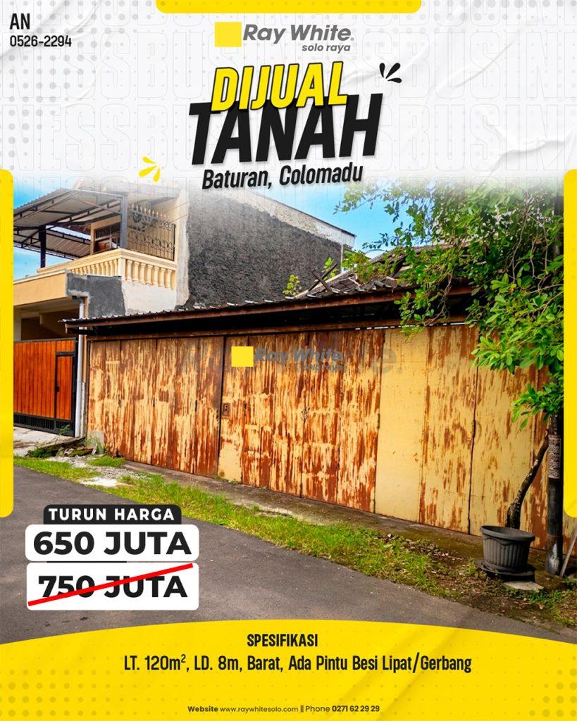 Tanah Dijual di Fajar Indah Colomadu Solo Kavling Eksklusif Rapi