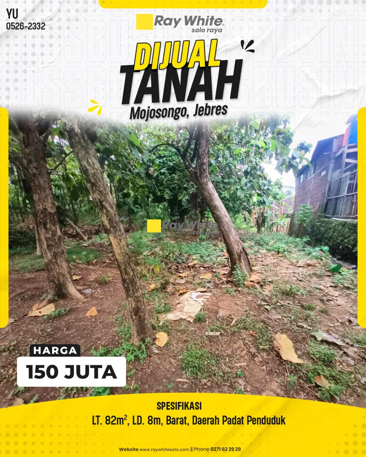 Tanah Kavling Murah di Mojosongo Jebres Solo Dekat Kampus UNS Siap Bangun