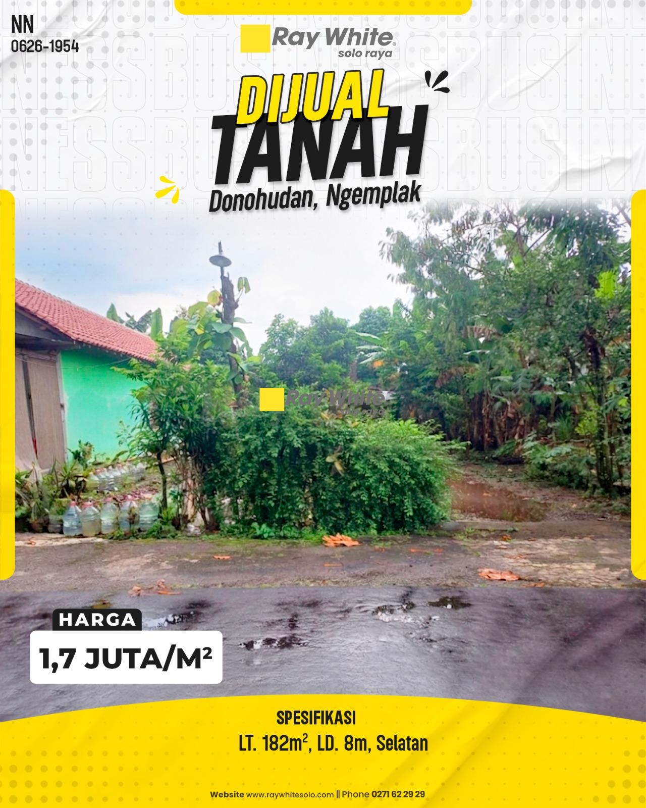 Tanah Kavling Strategis Siap Bangun Lingkungan Asri di Donohudan Ngemplak Boyolali
