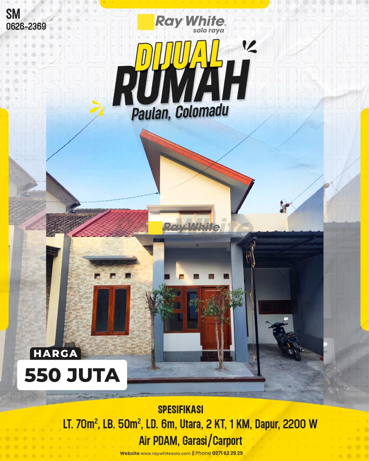 Rumah Modern Minimalis Siap Huni di Perumahan Avaya Residence Paulan Colomadu Karanganyar