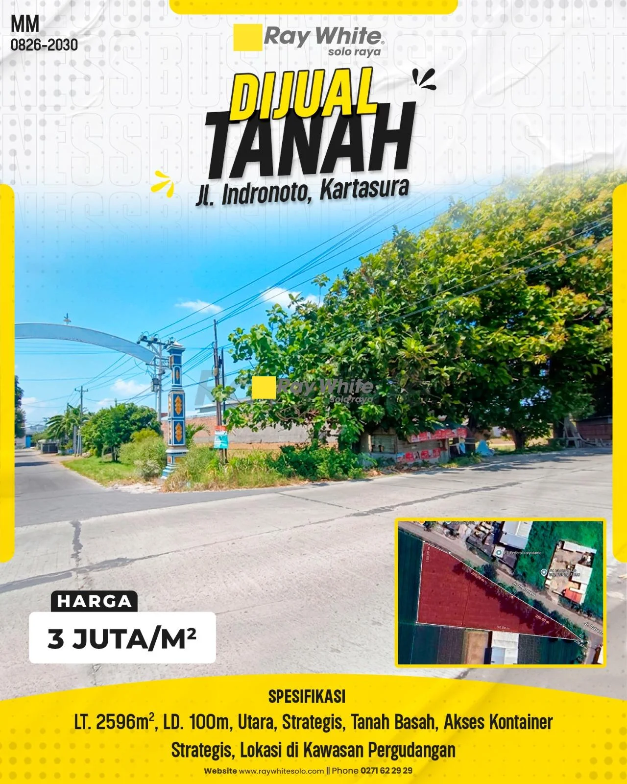 Peluang Investasi Lahan Komersial & Industri – Akses Kontainer & Lebar Depan 100 Meter!