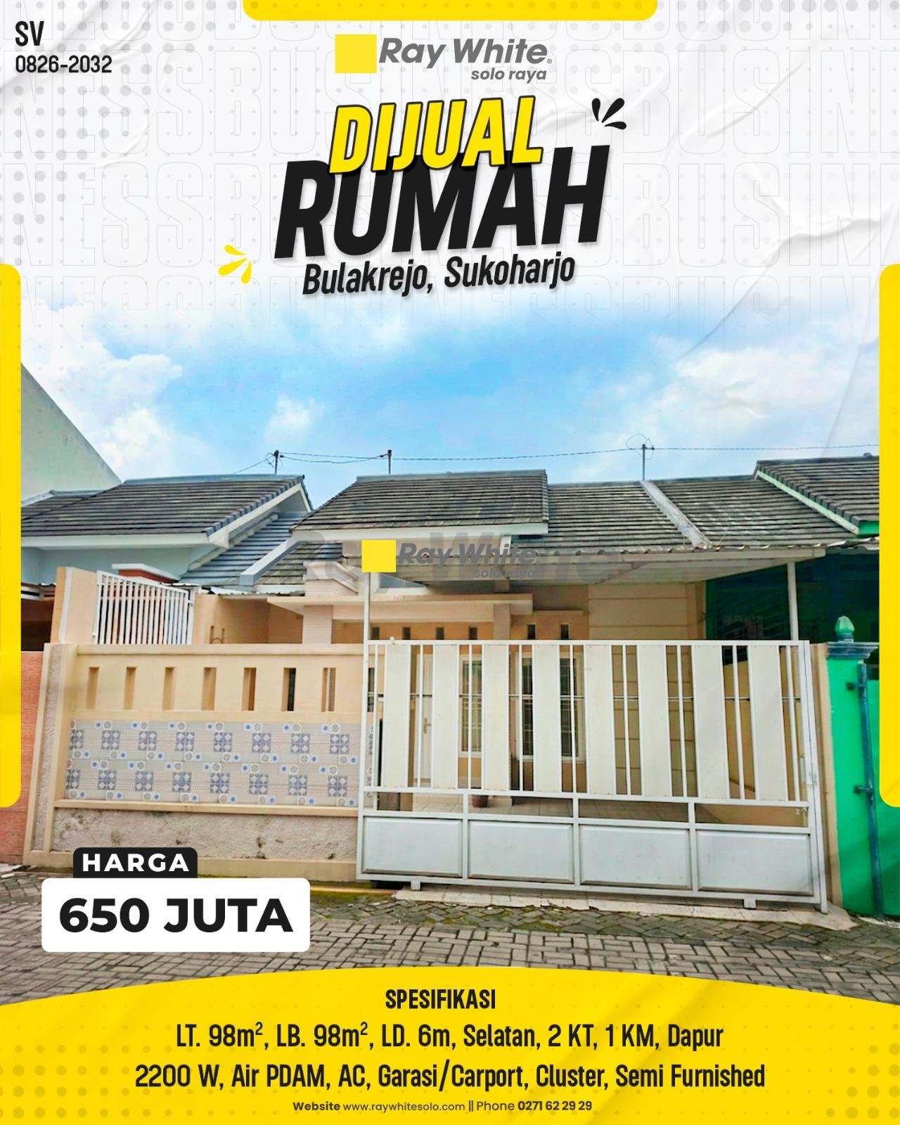 Hunian Cluster Nyaman & Semi Furnished – Harga Terjangkau