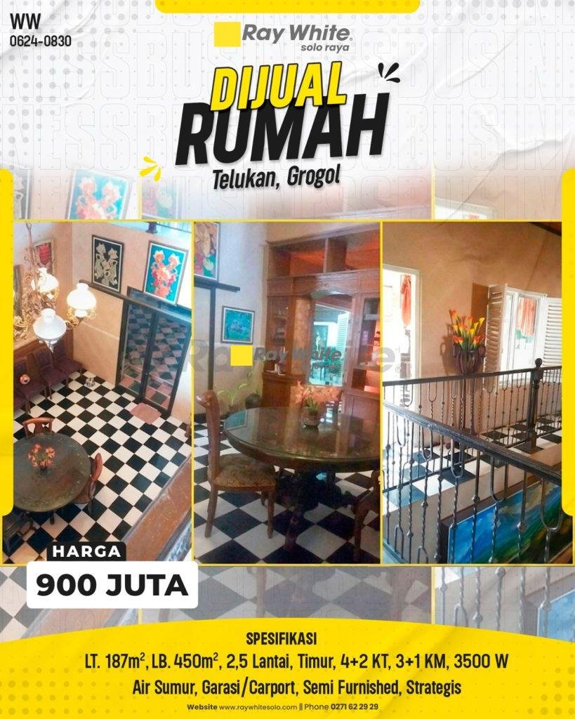 HUNIAN KLASIK MEWAH & STRATEGIS DI TELUKAN, GROGOL