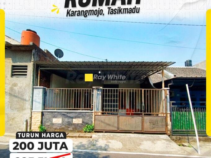 DIJUAL RUMAH MINIMALIS SIAP HUNI DI KARANGMOJO, TASIKMADU, KARANGANYAR