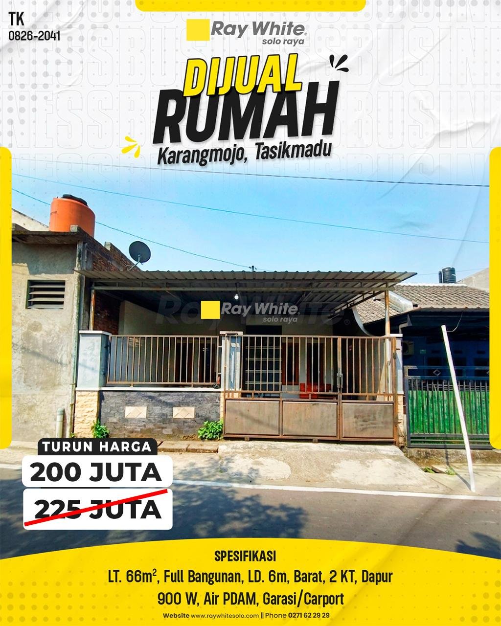 DIJUAL RUMAH MINIMALIS SIAP HUNI DI KARANGMOJO, TASIKMADU, KARANGANYAR