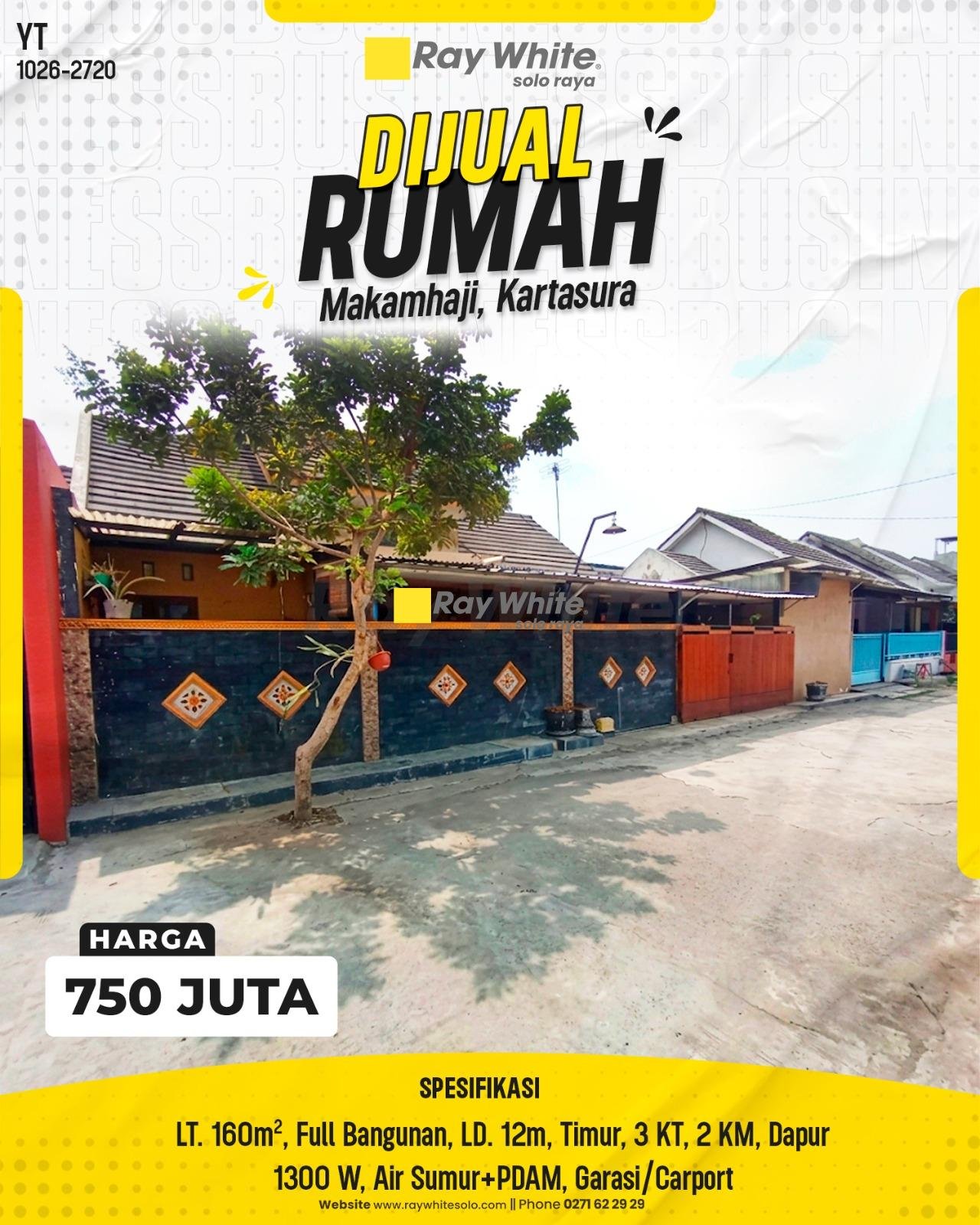DIJUAL RUMAH MINIMALIS DI MAKAMHAJI, KARTASURA