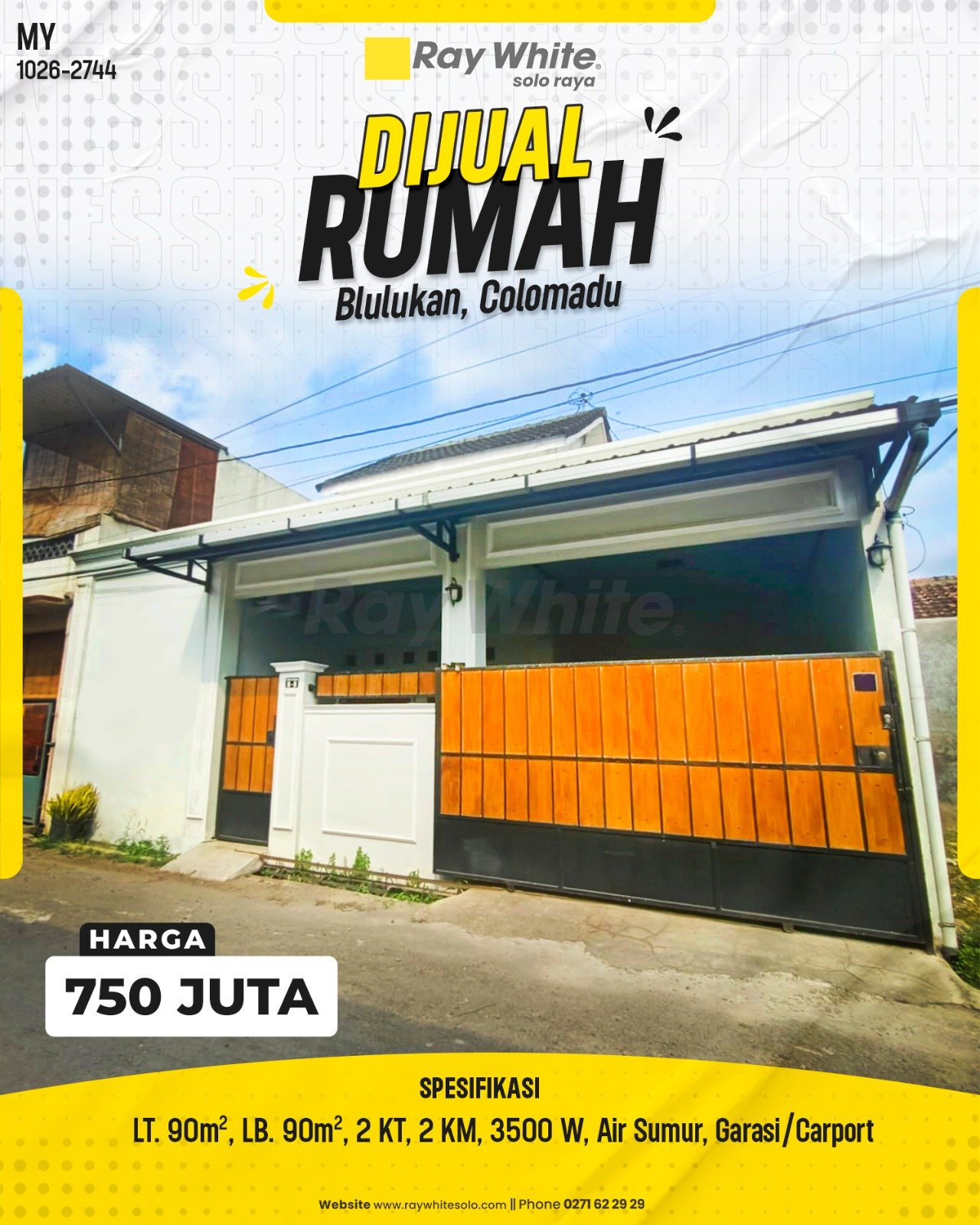 Dijual Rumah Siap Huni di Griya Padma, Blulukan, Colomadu